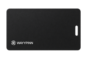 WAYYPINN-spårningskort sett framifrån